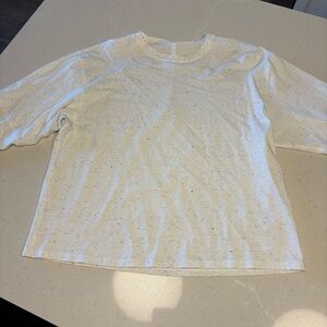 Lululemon Women’s LA 3/4 Sleeve Crewneck Confetti Color Size 6